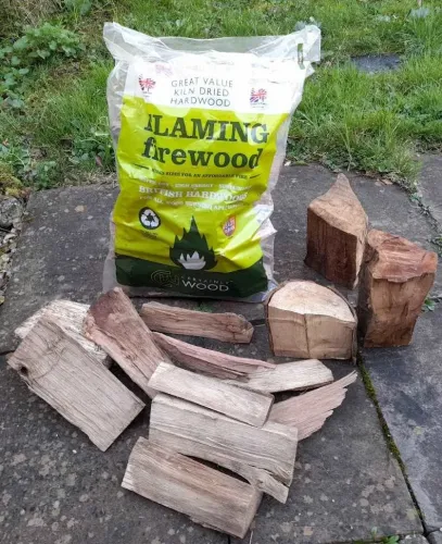 Flaming Firewood Single Bag